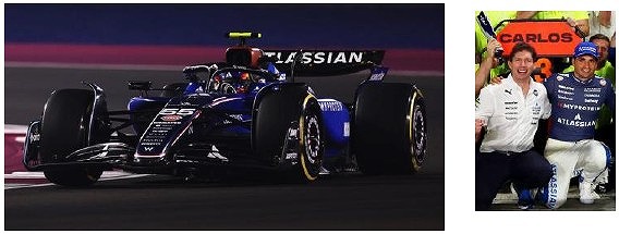 <予約 2026/4月発売予定> Spark 1/43 Atlassian Williams FW47 No.55 3rd Qatar GP 2025 Carlos Sain