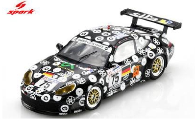 <予約　2026/10月以降発売予定> spark 1/43 Porsche 996 GT3 R No.75 27th Le Mans 24H 2000 G. Jeannette - M. Brockman - M. Lauer