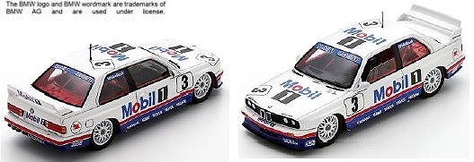 <予約 2025/11月発売予定> Spark 1/43 BMW E30 M3 No.3 Macau Guia Race 1992  Joachim Winkelhock