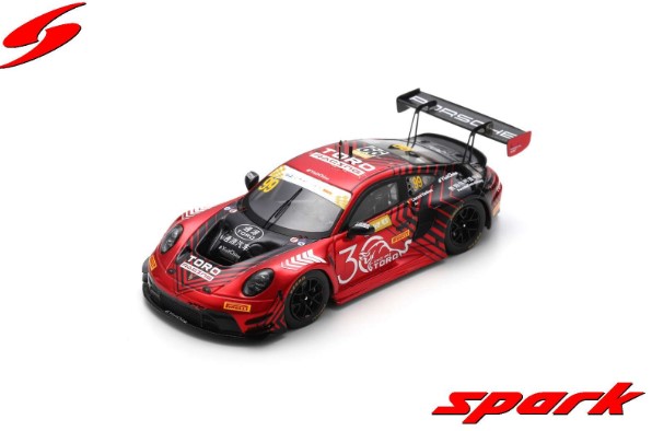 Spark 1/43 Porsche 911 GT3 R (992) No.99 TORO Racing 6th FIA GT World Cup Macau 2023 Laurens Vanthoor