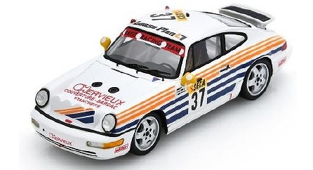 <予約 2026/4月発売予定> Spark 1/43 Porsche 964 Carrera 2 No.37 12th Spa 24H 1992 Segolen - A. Sturm - D. Caradec