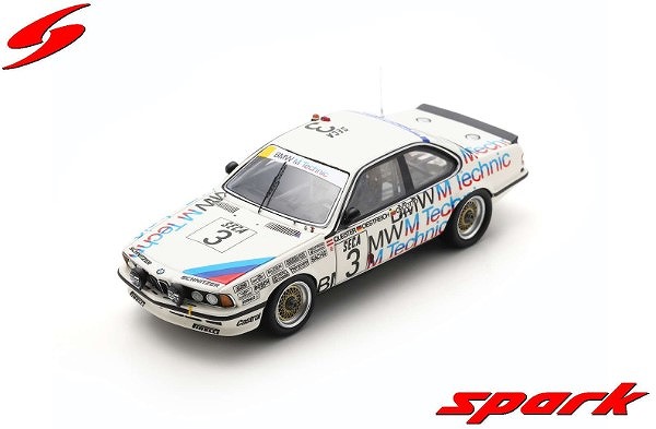 Spark 1/43 BMW 635 Csi No.3 24H Spa 1985 D. Quester - J. Cecotto - M-Oestreich