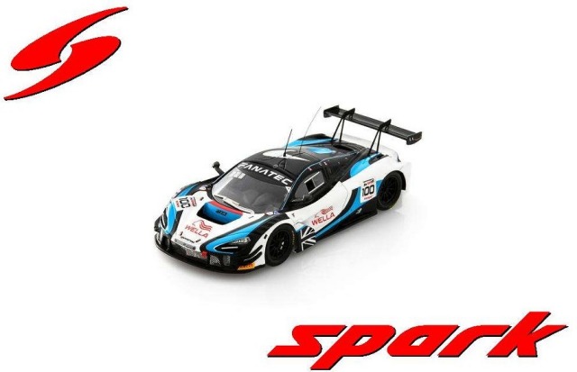 Spark 1/43 McLaren 720S GT3 EVO No.100 Team RJN 3rd PRO-AM class 24H Spa 2024