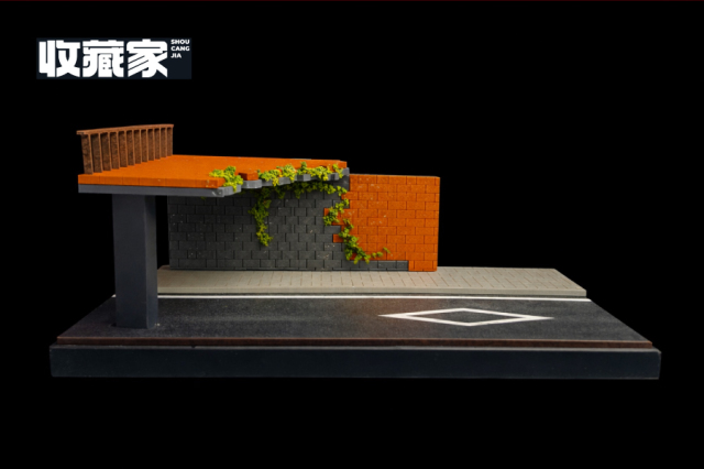 <予約 2026/3月以降発売予定> 収蔵家SHOUCANGJIA 1/64 都市情景 高架下道路 クリアケース付
