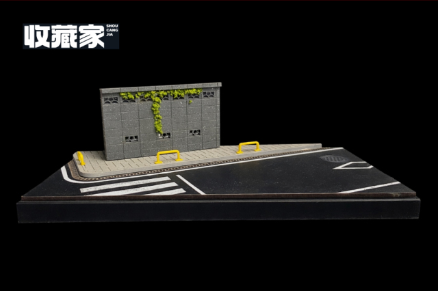 <予約 2026/3月以降発売予定> 収蔵家SHOUCANGJIA 1/64 都市情景 路地裏道路 クリアケース付