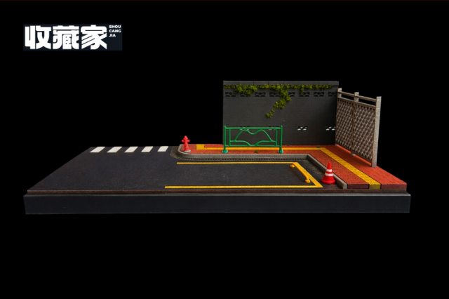 <予約 2026/3月以降発売予定> 収蔵家SHOUCANGJIA 1/64 都市情景 路上駐車スペース クリアケース付
