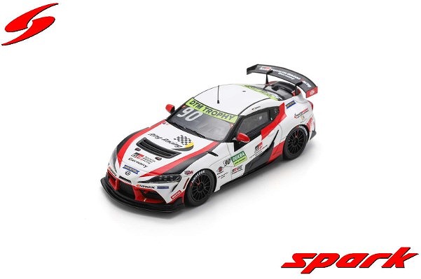 Spark 1/43 Toyota GR Supra GT4 No.90 Toyota Gazoo Racing Europe Champion DTM Trophy 2022  Tim Heinemann