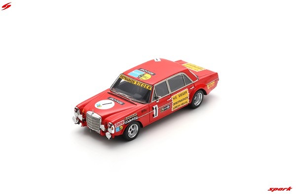 Spark 1/43 Mercedes-Benz 300 SEL 6.8 AMG No.1 24H Nurburgring 1972 H.Heyer - T.Betzler