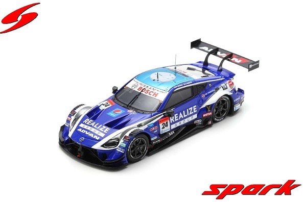 Spark 1/43 REALIZE CORPORATION ADVAN Z No.24 KONDO RACING GT500 SUPER GT 2022 Daiki Sasaki - Kohei Hirate