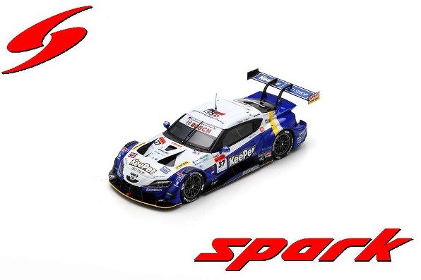 Spark 1/43 KeePer TOM'S GR Supra No.37 TGR TEAM KeePer TOM'S GT500 SUPER GT 2021 Ryo Hirakawa - Sacha Fenestraz