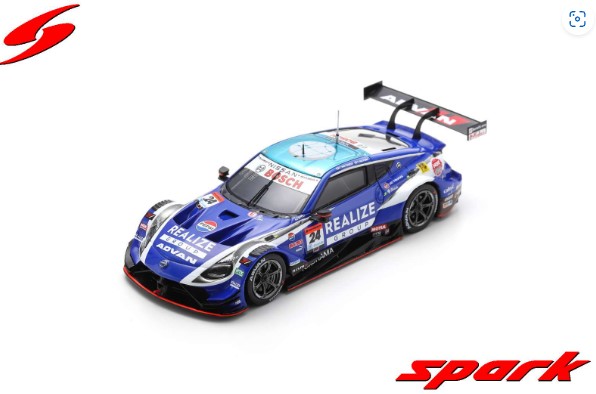 Spark 1/43 REALIZE CORPORATION ADVAN Z No.24 KONDO RACING GT500 SUPER GT 2024 T. Matsuda - T. Natori