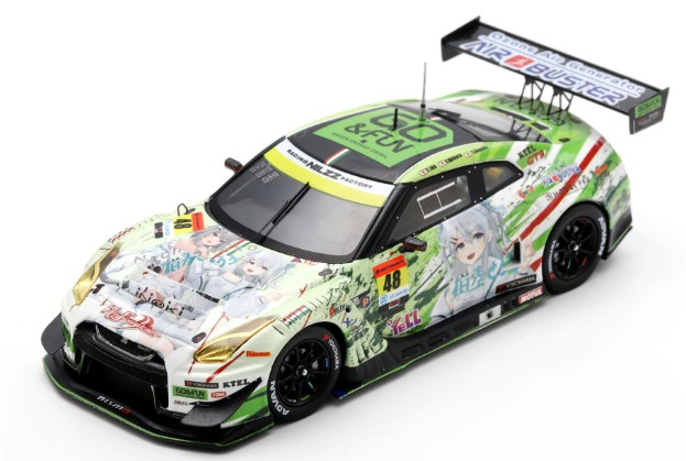 Spark 1/43 Datsumou K's Frontier GO & FUN Neko Neko GT-R No.48 NILZZ RACING GT300 SUPER GT 2024