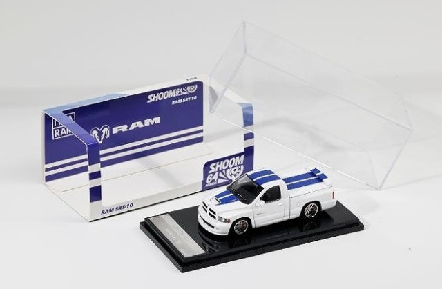 <予約 2026/3月発売予定> SHOOM64 1/64 Dodge RAM SRT-10 ホワイト