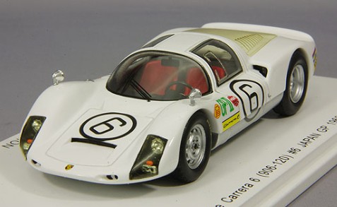 Spark 1/43 ポルシェ カレラ 6 906-120 1966 日本グランプリ #6 滝進太郎
