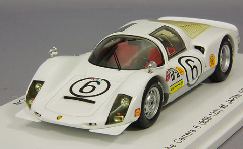 Spark 1/43 ポルシェ カレラ 6 906-120 1967 日本グランプリ #6 滝進太郎