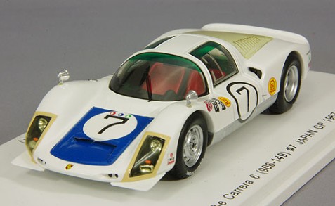 Spark 1/43 ポルシェ カレラ 6 906-120 1967 日本グランプリ #7 酒井正