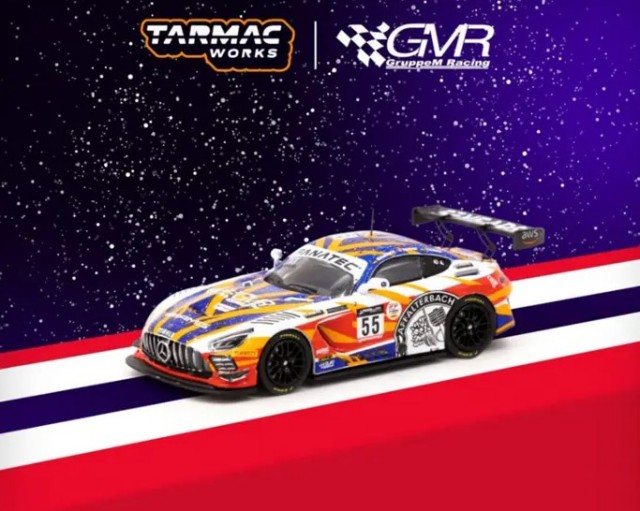 TARMAC 1/64 Mercedes-AMG GT3 24 Hours of SPA 2022 GruppeM Racing