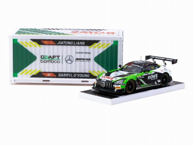 TARMAC 1/64 Mercedes-AMG GT3 GT World Challenge Asia 2025 #77 with Container