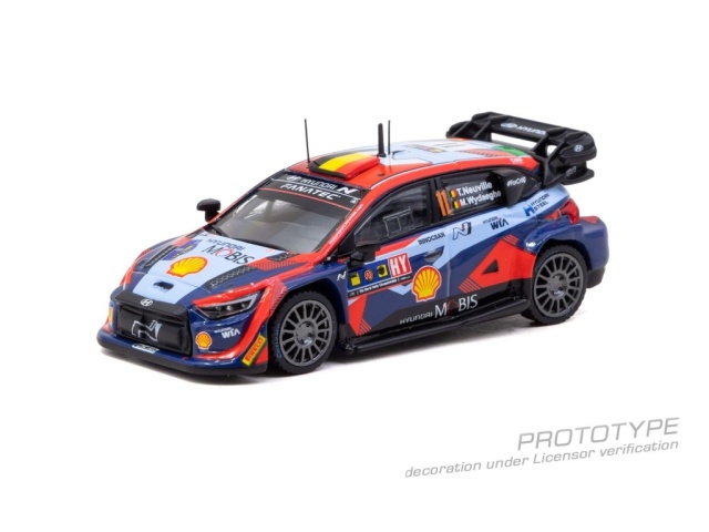 <予約 2027/3月発売予定> Tarmac Works 1/64 Hyundai i20 N Rally1 Hybrid WRC Central European Rally 2023 Winner T.Neuville / M.Wydaeghe