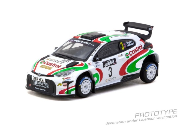 <予約 2027/3月発売予定> Tarmac Works 1/64 Toyota GR Yaris Rally2 British Rally Championship 2024 Champion Chris Ingram / Alex Kihurani