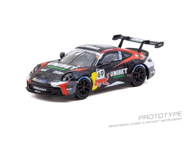 <予約 2027/3月発売予定> Tarmac Works 1/64 Porsche 911 GT3 Cup (992) Porsche Carrera Cup Benelux 2024 Kalle Rovanpera