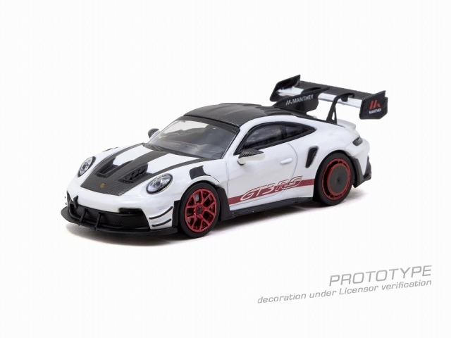 <予約 2026/11月発売予定> TARMAC 1/64 Porsche GT3RS (992.1) MR White Red Tarmac Special Edition