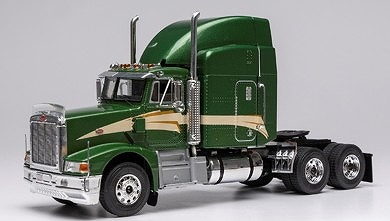 ixo 1/43 ピータービルト 377 A/E 1998 グリーン