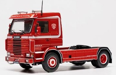 <予約 2026/6月発売予定> ixo 1/43 スカニア 143M 1990 レッド