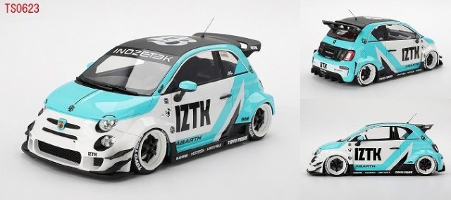 <予約 2026/6月発売予定> TOP SPEED 1/18 アバルト 595 LB-WORKS x Abas Works IZTK