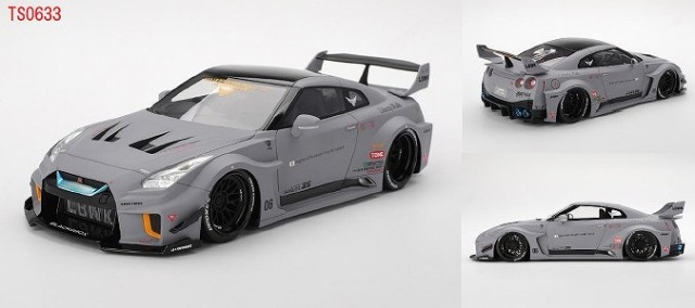 <予約 2026/6月発売予定> TOP SPEED 1/18 LB-Silhouette WORKS GT Nissan 35GT-RRバージョン1 マットグレー