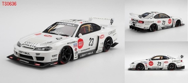 <予約 2026/8月発売予定> TOP SPEED 1/18 Nissan シルビア(S15) LB-Super Silhouette ATHLETE