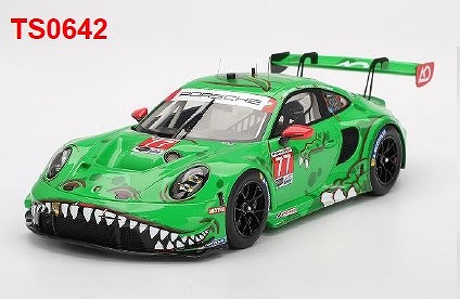 <予約 2025/10月以降発売予定> TOP SPEED 1/18 ポルシェ 911 GT3 R (992) IMSA IMSA デイトナ24時間2025 #77 AO Racing