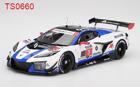 <予約 2026/5月以降発売予定> TOP SPEED 1/18 シボレー コルベット Z06 GT3.R IMSA セブリング12時間 2025 #3 Corvette Racing