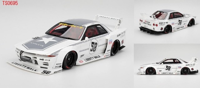 <予約 2026/6月以降発売予定> TOP SPEED 1/18 LBWK Nissan GT-R32 Kaido Works 東京オートサロン 2025