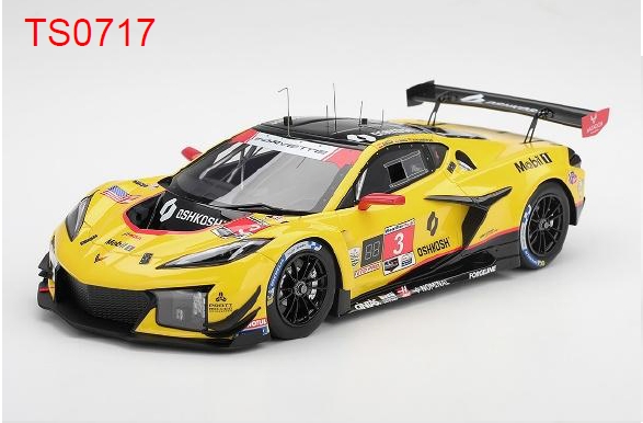 <予約 2026/11月以降発売予定> TOP SPEED 1/18 シボレー コルベット Z06 GT3.R IMSA デイトナ2025 #3 Corvette Racing Pratt Miller Motorsports