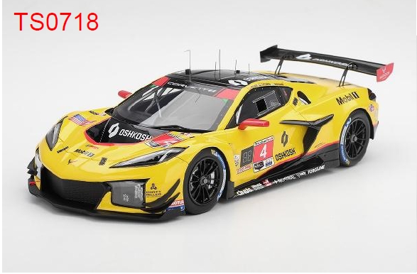 <予約 2026/11月以降発売予定> TOP SPEED 1/18 シボレー コルベット Z06 GT3.R IMSA デイトナ2025 #4 Corvette Racing Pratt Miller Motorsports
