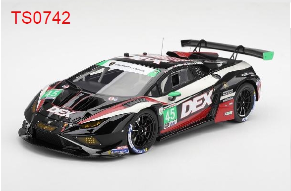 <予約 2026/11月以降発売予定> TOP SPEED 1/18 ランボルギーニ ウラカン GT3 EVO2 IMSA デイトナ24時間 2026 #45 DEX Wayne Taylor Racing