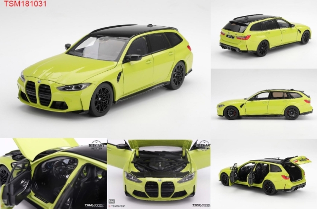 <予約 2026/12月以降発売予定> TSM 1/18 BMW M3 ツーリング M サンパウロ イエロー ※開閉式