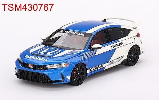 TSM 1/43 Honda シビック Type R 2023 #3 ペースカー ブルー