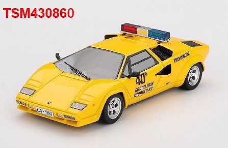 <予約 2025/9月以降発売予定> TSM 1/43 ランボルギーニ カウンタック モナコグランプリ 1982 ペースカー