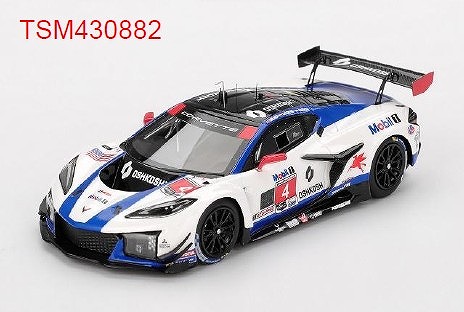 <予約 2026/1月以降発売予定> TSM 1/43 シボレー コルベット Z06 GT3.R IMSA セブリング12時間 2025 #4 Corvette Racing by Pratt Miller Motorsports
