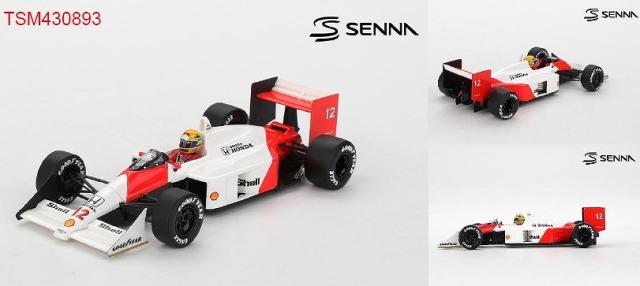 <予約 2026/4月以降発売予定> TSM 1/43 マクラーレン MP4/4 日本グランプリ 1988 優勝車 #12 アイルトン・セナ