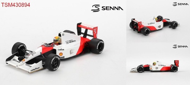 <予約 2026/4月以降発売予定> TSM 1/43 マクラーレン MP4/6 日本グランプリ 1991 2位入賞車 #1 アイルトン・セナ