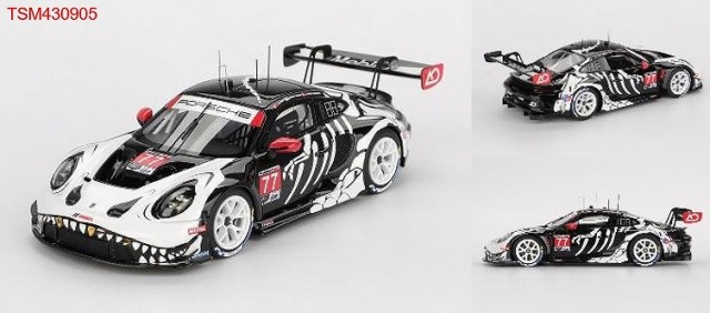 TSM 1/43 ポルシェ 911 GT3 R IMSA プチ ルマン 2025 #77 AO Racing 
