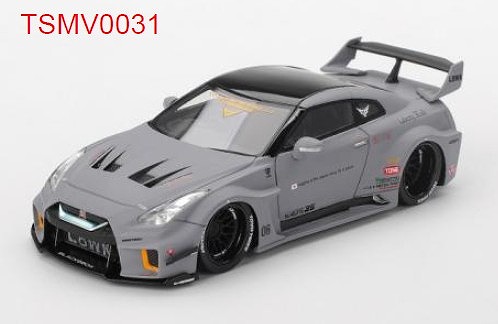 <予約 2026/5月発売予定> TSM 1/43 LB-Silhouette WORKS GT Nissan 35GT-RR バージョン1 マットグレー