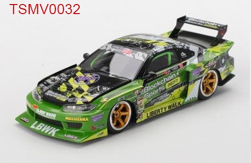 <予約 2026/5月発売予定> TSM 1/43 Nissan シルビア(S15) LB-Super Silhouette #555 V2 2024 Formula Drift Japan