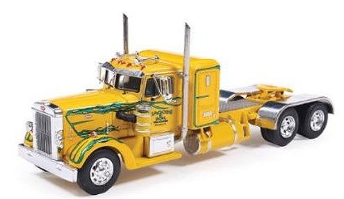 <予約 2026/7月発売予定> ixo 1/64 ピータービルト350 1952 イエロー/グリーンフレイム