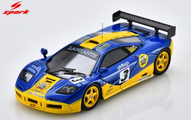 Spark 1/43 McLaren F1 GTR No.3 British GT Championship 1996 I. Flux - J. Ulrich