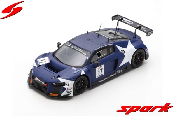 Spark 1/43 Audi R8 LMS No.17 Audi Sport Team WRT 5th California 8H 2018 S. van der Linde - A. Riberas - S. Leonard