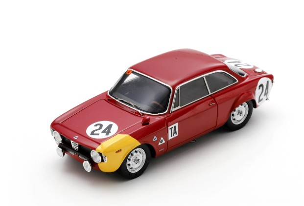 Spark 1/43 Alfa Romeo Giulia Sprint GTA No.24 24H Daytona 1968 L. Cella ? T. Zeccoli ? G. Biscaldi Limited